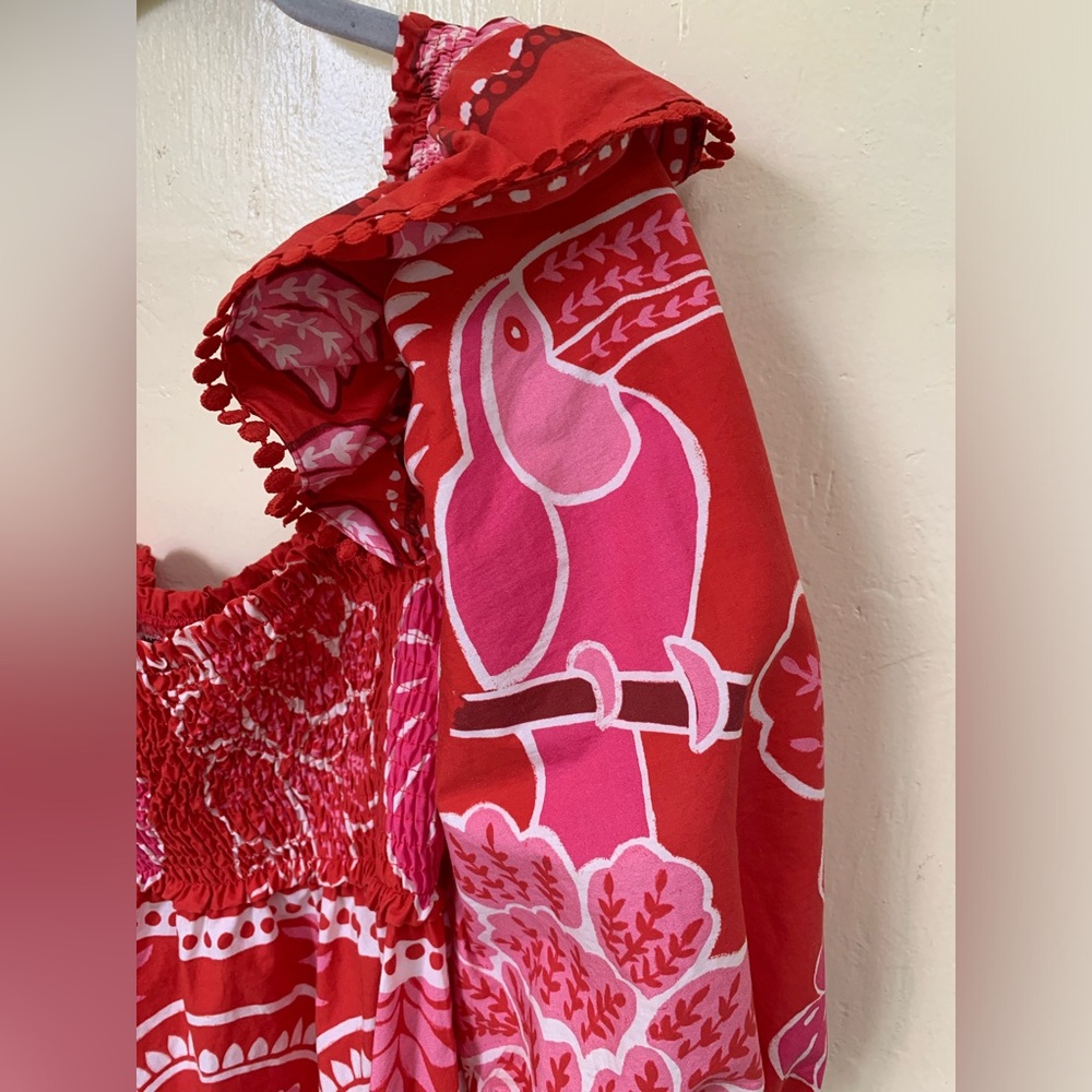 FARM Rio Red Floral Mini Dress - Picture 15 of 16